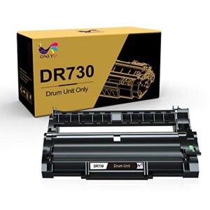 onlyu compatible drum unit replacement for brother dr730 dr-730 dr 730 for hl-l2370dw hl-l2390dw mfc-l2750dw mfc-l2710dw dcp-l2550dw (drum unit, not include toner)