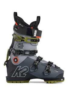 k2 mindbender 100 mv mens ski boots grey/blue 9.5 (27.5)