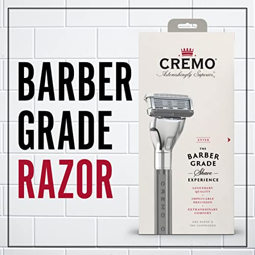 Cremo Astonishingly Superior Barber Grade Refillable System Razor