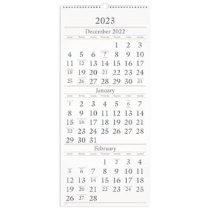 at-a-glance 2023 wall calendar, 12″ x 27″, large, 3 month reference (sw11528)