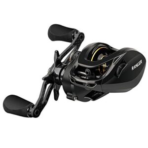 goture casting reels, 8+1 bearings 7:1:1 gear ratio fishing reels, 16 lbs carbon disc drag, eva knob,carbon fiber frame,6-pc magnetic brake, low profile reel.