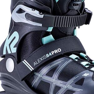 K2 Skate Womens Alexis 84 Pro Inline Skate, Black_Blue