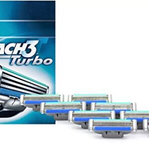 Gillette Mach 3 Turbo Razor Refill Cartridges 8 Count (Packaging May Vary)