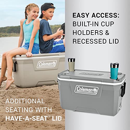 Coleman Ice Chest | Coleman 316 Series Hard Coolers, 70qt Rock Grey