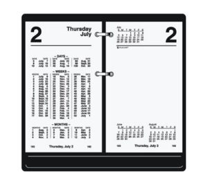 at-a-glance financial desk calendar refill, 3 x 6 inches, 2013 (s170-50)
