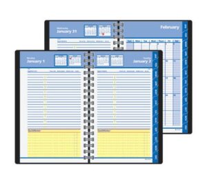 at-a-glance quicknotes, recycled daily/monthly appointment book, 5 x 8 inches, black, 2013 (76-04-05)