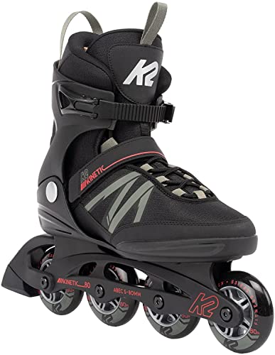 K2 Kinetic 80 Inline Skates Mens Sz 11.5 Black/Grey