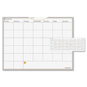 at-a-glance aw502028 wallmates self-adhesive dry erase monthly planning surface, 24 x 18