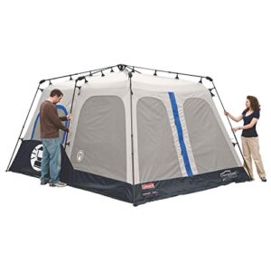 Coleman Camping Tent | 8 Person Cabin Tent with Instant Setup, Blue