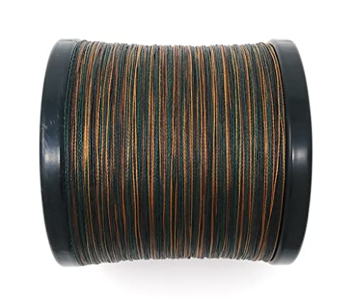 Reaction Tackle Braided Fishing Line Green Camo 65LB 150yd