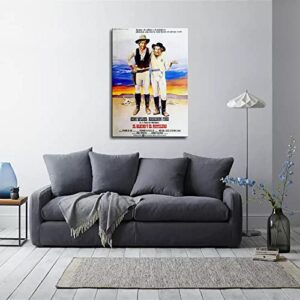 The Frisco Kid Canvas Prints Vintage Movie Poster Cinema Dorm Bedroom Aesthetic Poster Poster Wall Art For Home Office Living Room Decorations With Framed 36"x24"