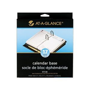 At-A-Glance E1700 Desk Calendar Base, Black, 3 1/2-Inch x 6-Inch