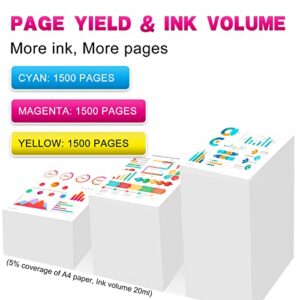 InnerTeck 3 Color Replacement for MFC-J6530DW J6930DW LC3019 XXL LC30193PK Cyan Magenta Yellow High Yield Ink Cartridges Work for Brother MFC-J6530DW MFC-J6930DW MFC-J6730DW MFC-J5330DW Printer