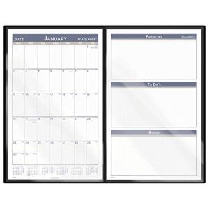 2022 desk calendar by at-a-glance, monthly desk pad, 10-1/4″ x 16-1/4″, compact, foldable (sk23fd00)