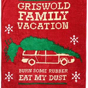 The Northwest Company National Lampoon's Christmas Vacation Griswold Family Tree Chopping Micro Raschel Throw Blanket 48" x 60"