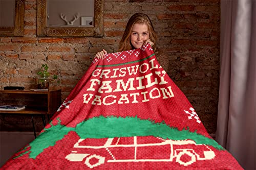 The Northwest Company National Lampoon's Christmas Vacation Griswold Family Tree Chopping Micro Raschel Throw Blanket 48" x 60"