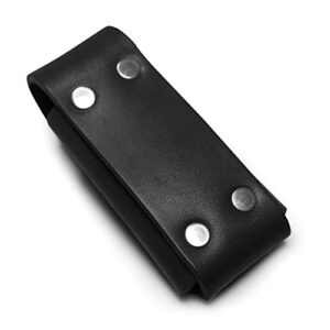 Leather Sheath for Leatherman Charge and Charge TTI - Made in USA by American Bench Craft (Black)