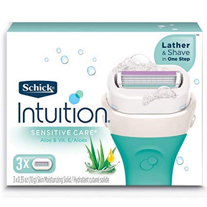 NEW Schick Intuition Sensitive Care Moisturizing Razor Blade Refills for Women with Natural Aloe 12 Count (Limited Edition)