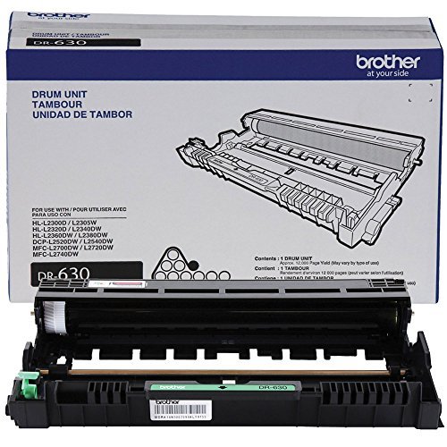 Brother DR630 for MFC-L2720DW Drum Unit (OEM) Made by Brother - Prints 12,000 Pages (NOT INCLUDE A TONER)