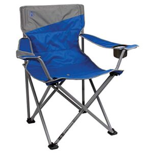 coleman big and tall camp chair | folding beach chair | portable quad chair for tailgating, camping & outdoors