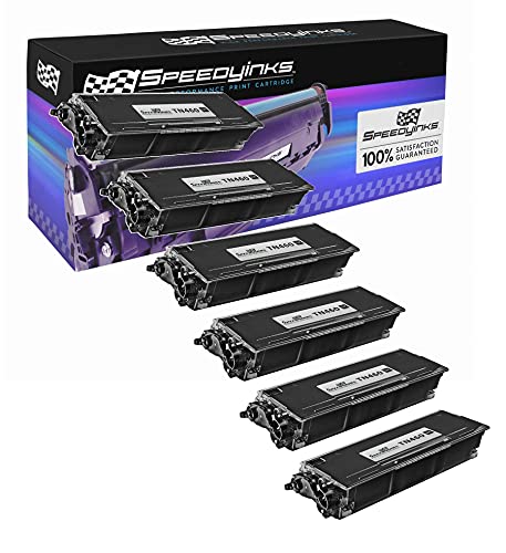 SPEEDYINKS Toner Cartridge Replacement for Brother TN460 High Yield (Black, 6-Pack) Compatible with Multi-Function: MFC-1260, MFC-1270, MFC-2500, MFC-8300, MFC-8500, MFC-8600, MFC-8700, and MFC-9600