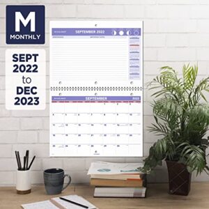 AT-A-GLANCE 2022-2023 Wall & Desk Calendar, Monthly Academic, 11" x 8", Small (SK1616)