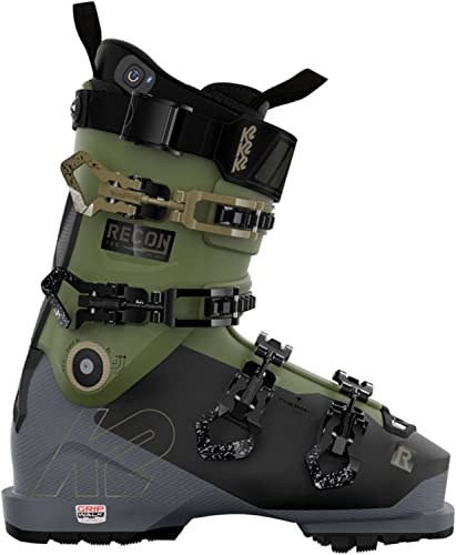 K2 Recon 120 Heat Mens Ski Boots Black/Green 10.5 (28.5)