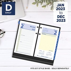 AT-A-GLANCE 2023 Daily Desk Calendar Refill, 3-1/2" x 6", Loose Leaf, QuickNotes (E51750)