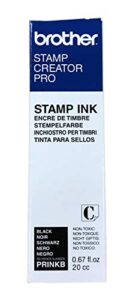 1/pack stamp creator rubber stamp ink refill (black) for brother sc2000 stampcreator