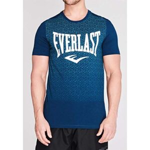 Everlast Men's Geo Print Short-Sleeve Tee Blue L