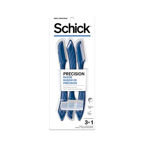 Schick Precision Razor â€” Precision Razor for Men, Edging Razors, Disposable Razors Men, 3 Count (Pack of 1)