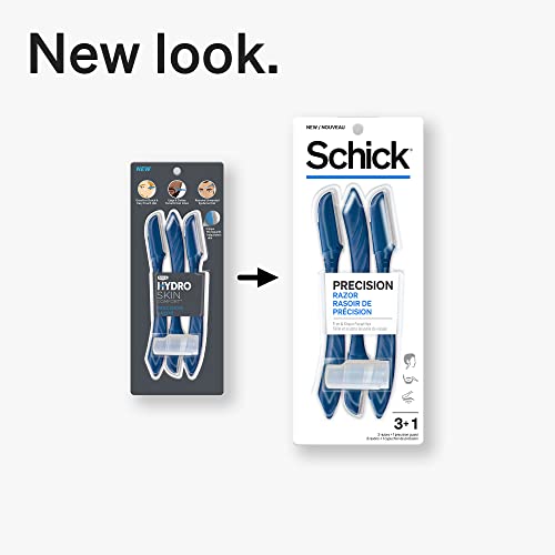 Schick Precision Razor â€” Precision Razor for Men, Edging Razors, Disposable Razors Men, 3 Count (Pack of 1)