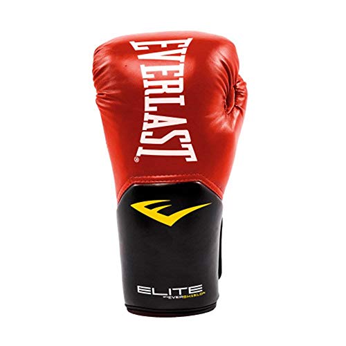 Everlast Elite Pro Style Training Gloves, Red, 16 oz