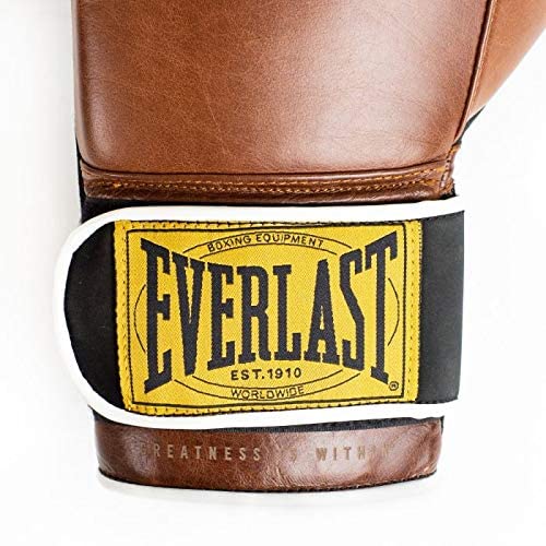 Everlast P00002502 1910 Classic Training Glove Brown 14OZ