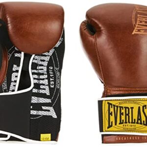 Everlast P00002502 1910 Classic Training Glove Brown 14OZ