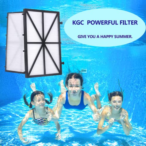 KGC Robotic Pool Cleaner Filters Compatible with Dolphin Nautilus CC Plus, M400 / M500, 4 Packs Filters Ultra Fine Cartridge Filter Panels, Part# 9991432-R4
