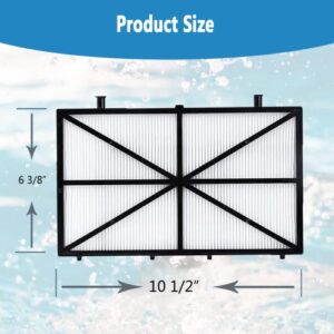 KGC Robotic Pool Cleaner Filters Compatible with Dolphin Nautilus CC Plus, M400 / M500, 4 Packs Filters Ultra Fine Cartridge Filter Panels, Part# 9991432-R4