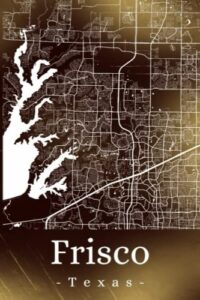 frisco texas: your city, your region, your home! | composition notebook 6×9 plaid 120 pages