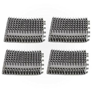 grey climbing brush 4 pack for dolphin maytronics triton plus & dx models & more, courtesy of jenahuip.