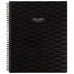 at-a-glance 2022-2023 planner, weekly & monthly academic, 8-1/2″ x 11″, large, elevation, black (75959p05)