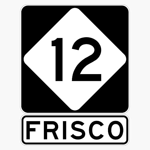 STG Trading Nc 12 - Frisco Vinyl Bumper Sticker Decal Waterproof 5"