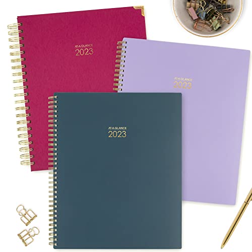 AT-A-GLANCE 2023 Weekly & Monthly Planner Refill, 5-1/2" x 8-1/2", Loose Leaf, Harmony (6099-4111)