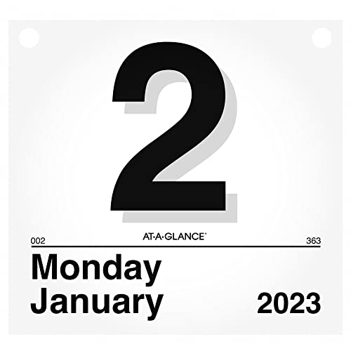 AT-A-GLANCE “Today Is" 2023 RY Daily Wall Calendar Refill, Large, 8 1/2" x 8"