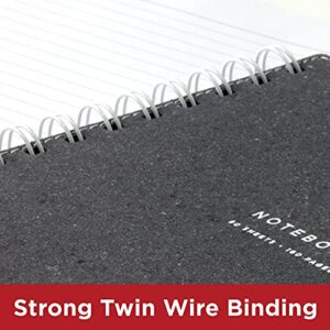 At-A-Glance Collection Gray Twin Wire Notebook