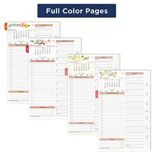 AT-A-GLANCE 2023 Daily & Monthly Planner Refill, 5-1/2" x 8-1/2", Size 4, Desk Size, Kathy Davis (KD81-225)