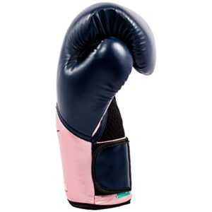 Everlast Elite Pro Style Training Gloves, Pink/Blue, 12 oz