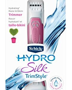 Schick Hydro Silk TrimStyle Moisturizing Razor for Women with Bikini Trimmer,1 Count