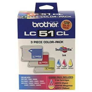 brother lc513pks oem color ink cartridge – color ( 3 packs c/m/y )