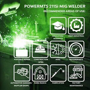 2021 Everlast PowerMTS 211Si MIG TIG Stick 200amp 110v/220v Multi Process new Welder