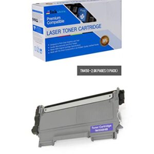 Inksters Compatible Toner Cartridge Replacement for Brother TN450 Black - Compatible with HL 2220 2230 2240 2240D DCP 7060D 7065DN MFC 7240